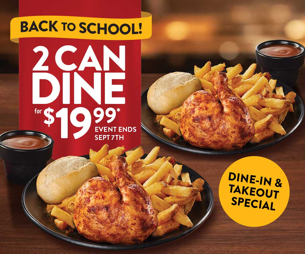 2 CAN DINE IS BACK
