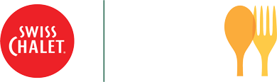 swiss chalet and food banks canada logos