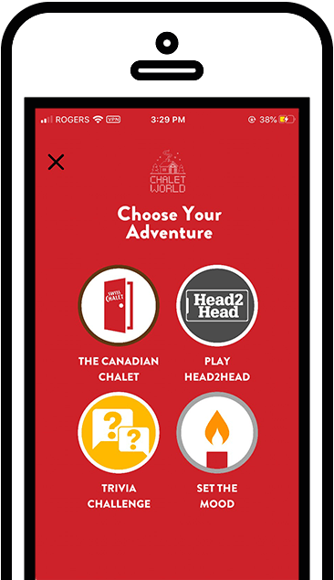 chalet world app screenshot