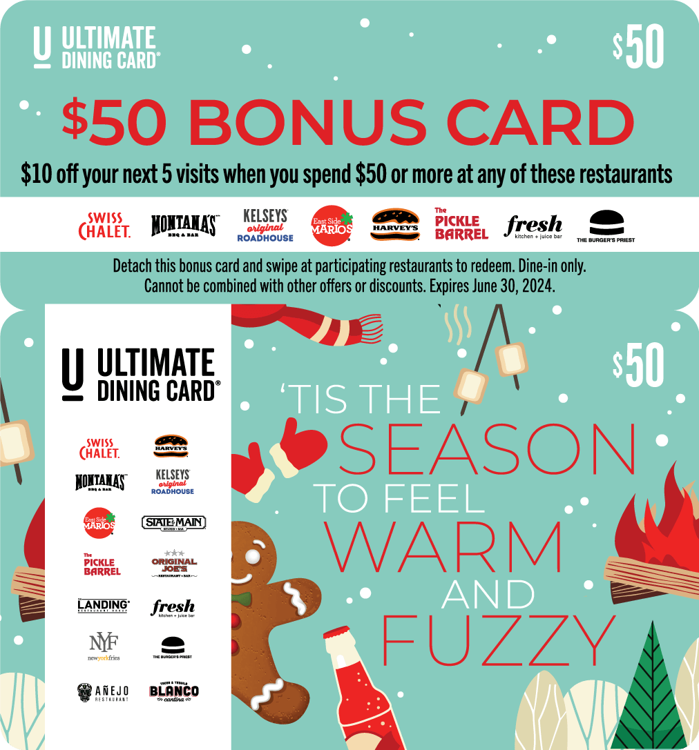 $10 Bonus E-Gift Card for every 50$ in E-Gift Cards