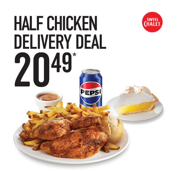 Half Chicken Delivery Deal 20.49
